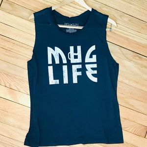 Graphic print tank top